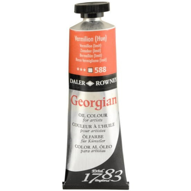 Daler Rowney Georgian Vermilion Hue 38 ml. Yağlı Boya - Sanatçı, Profesyonel ve Hobi Resim Boyası