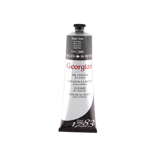 Daler Rowney Georgian Yağlı Boya 225ml Paynes Grey - Sanatçı, Profesyonel ve Hobi Resim Malzemesi