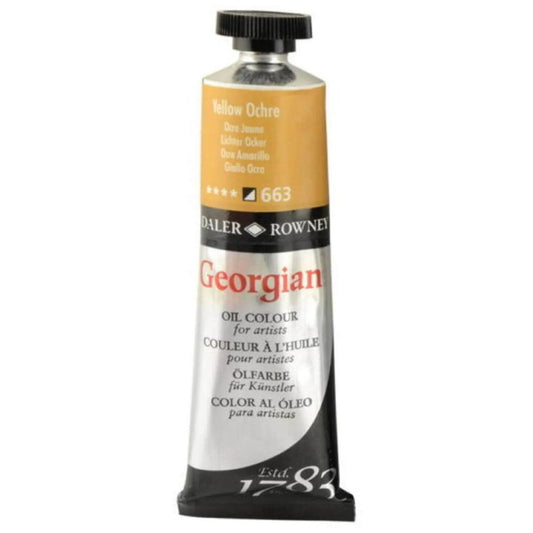 Daler Rowney Georgian Sarı Aşı Boyası 38 ml. Yağlı Boya - Sanatçı ve Profesyonel Resim Malzemesi