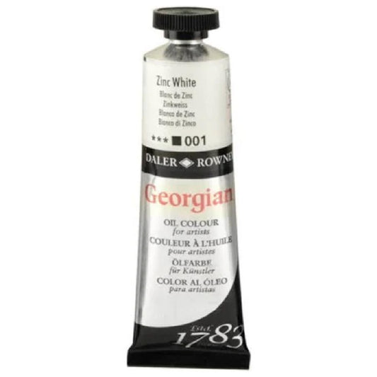 Daler Rowney Georgian Zinc White 38 ml. Yağlı Boya - Sanatçı ve Profesyonel Resim Malzemesi