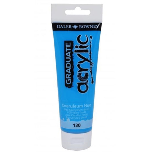 Daler Rowney Graduate Gök Mavisi Tonu 120 ml. Akrilik Boya - Sanatçı, Hobi ve Resim Boyası