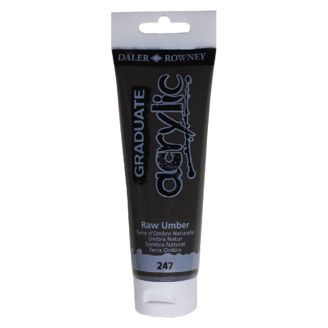Daler Rowney Graduate Raw Umber 120 ml. Akrilik Boya - Sanatçı, Hobi ve Tuval Resim Boyası