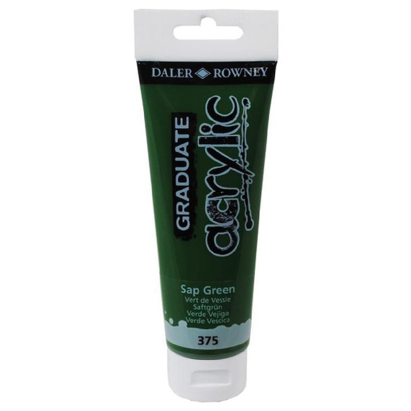 Daler Rowney Graduate Sap Green 120 ml. Akrilik Boya - Sanat, Resim ve Hobi Boyası