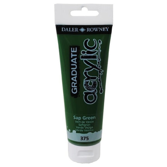 Daler Rowney Graduate Sap Green 120 ml. Akrilik Boya - Sanat, Resim ve Hobi Boyası