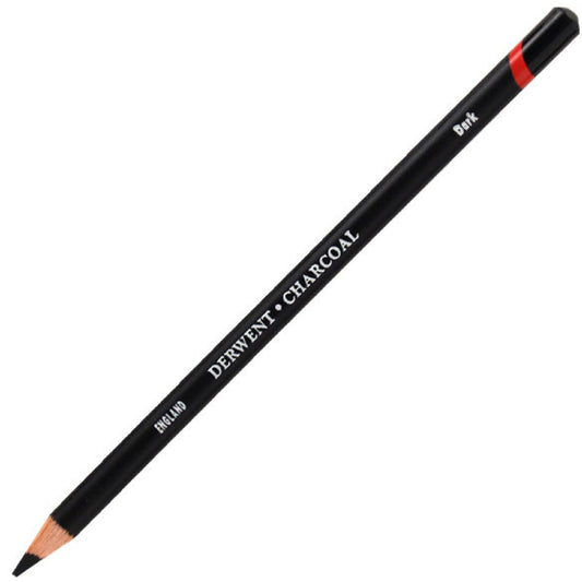 Derwent Charcoal Pencils Kömür Füzen Kalem Koyu - Sanatsal Çizim ve Eskiz Kalemi