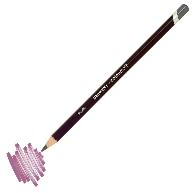 Derwent Coloursoft Gri Lavanta Yumuşak Boya Kalemi - Sanat, Çizim ve Profesyonel Kalemi