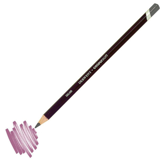 Derwent Coloursoft Gri Lavanta Yumuşak Boya Kalemi - Sanat, Çizim ve Profesyonel Kalemi