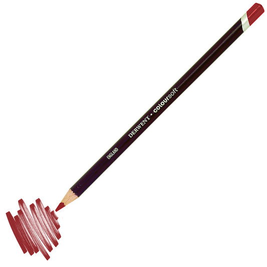 Derwent Coloursoft Pencil Yumuşak Boya Kalemi Terracotta - Sanatçı Çizim ve Eskiz Kalemi