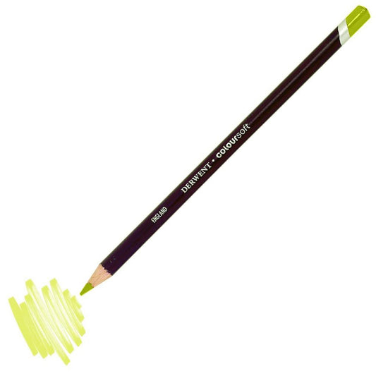 Derwent Coloursoft Yumuşak Kuru Boya Kalemi Sarı - Sanatçı Çizim ve Boyama Kalemi
