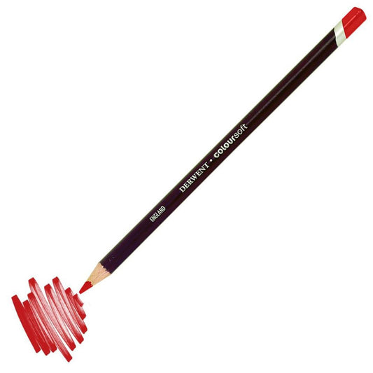 Derwent Coloursoft Yumuşak Kuru Boya Kalemi Rose - Sanatsal Çizim ve Resim Kalemi