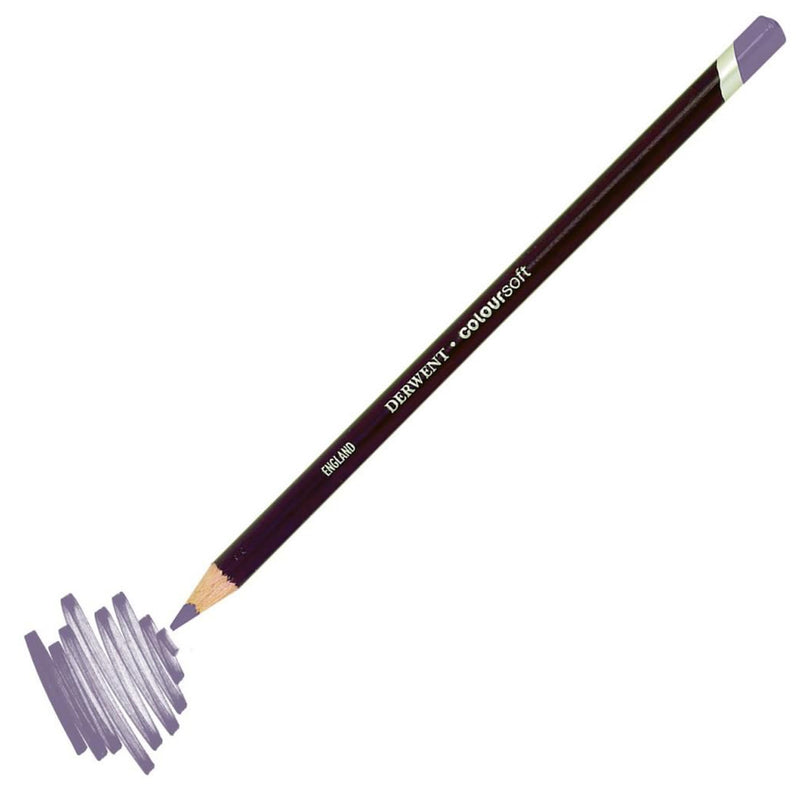 Derwent Coloursoft Yumuşak Kuru Boya Kalemi Açık Lavanta - Sanatsal Çizim ve Boyama Kalemi