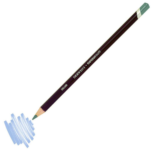Derwent Coloursoft Yumuşak Kuru Boya Kalemi Bulut Mavisi - Sanatsal Çizim ve Profesyonel Boyama Kalemi
