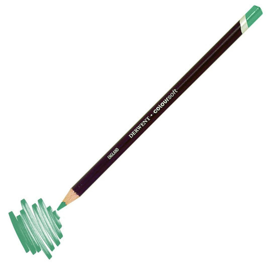 Derwent Coloursoft Pencil Yumuşak Kuru Boya Kalemi Gri Yeşil - Sanat, Çizim ve Eskiz Kalemi
