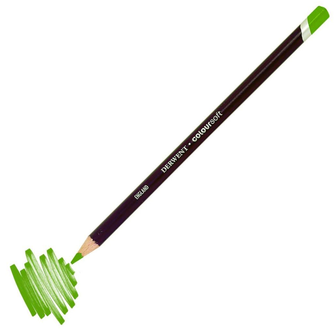 Derwent Coloursoft Yumuşak Kuru Boya Kalemi Sarı Yeşil - Sanatsal Çizim ve Profesyonel Boyama Kalemi