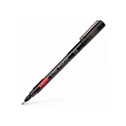 Derwent Siyah 0.8mm Line Maker Kalem - Sanatsal Çizim, İllüstrasyon ve Teknik Kalem