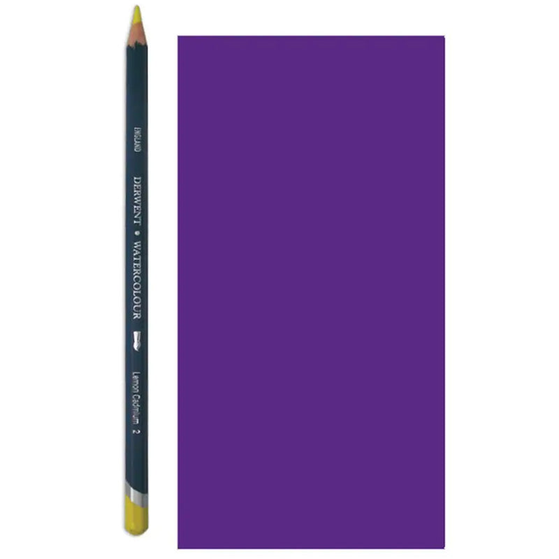 Derwent Watercolour Pencil İmparatorluk Moru Suluboya Kalemi - Sanatçı, Profesyonel Çizim ve Boyama Kalemi