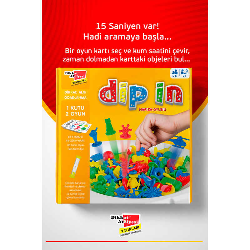 Dikkat Atölyesi Yayınları Dip İn Hafıza Oyunu
