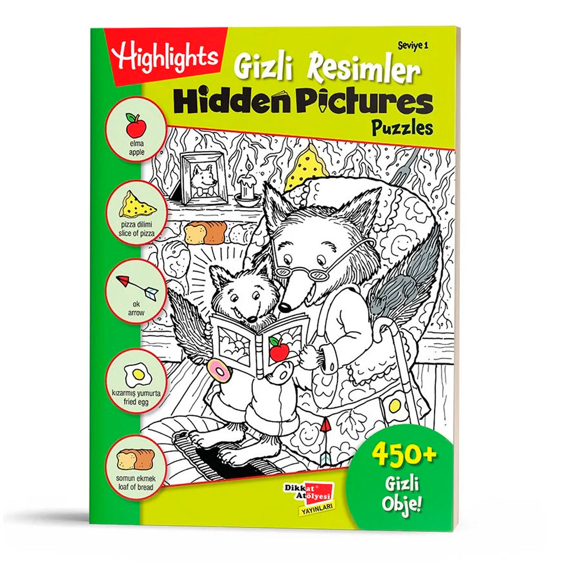 Dikkat Atölyesi Yayınları Hidden Pictures Gizli Resimler Seviye 1