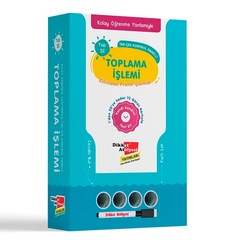 Dikkat Atölyesi Yayınları Kolay Öğrenme Yöntemiyle Toplama İşlemi