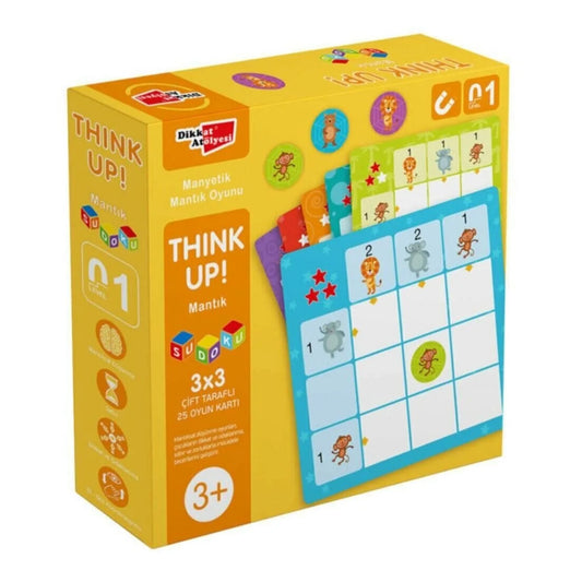 Dikkat Atölyesi Yayınları Level Up! 1 - Think Up! Mantık Sudoku