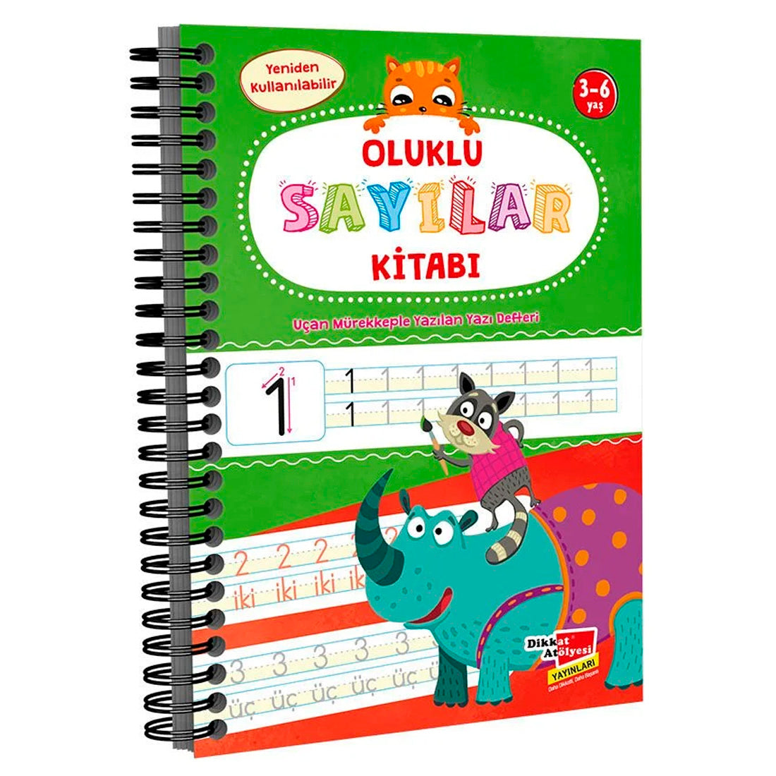 Dikkat Atölyesi Yayınları Oluklu Sayılar Kitabı