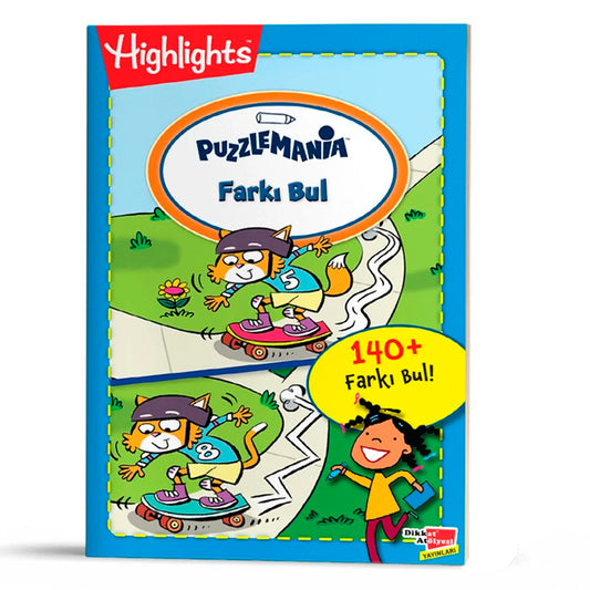 Dikkat Atölyesi Yayınları Puzzlemania On The Go Serisi Farkı Bul