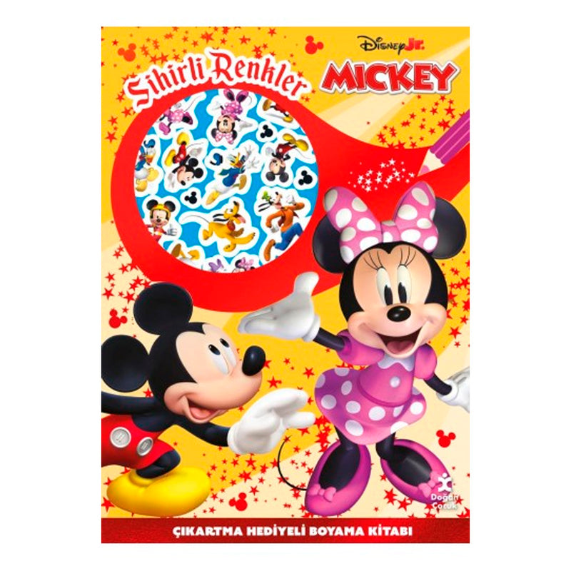 Doğan Çocuk Yayınları Disney Mıckey ve Çılgın Yarışçılar Sihir Çıkartma Hediyeli