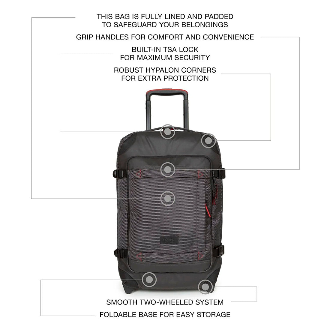 Eastpak Tranverz Cnnct S Gri Unisex Valiz
