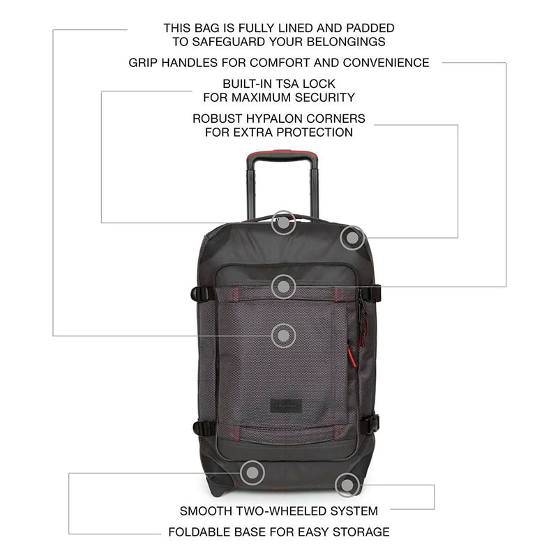 Eastpak Tranverz Cnnct S Gri Unisex Valiz