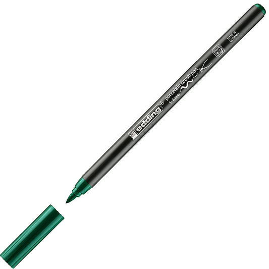 Edding 4200 1-4 mm Yeşil Porselen Kalemi - Sanatsal Hobi Seramik ve Cam Boyama Kalemi