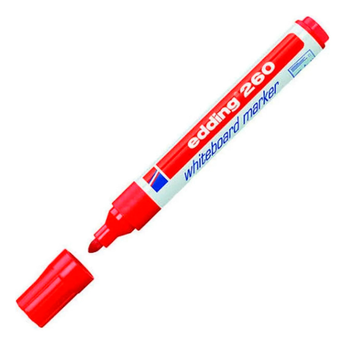 Edding E-260 Kırmızı Beyaz Tahta Kalemi ED26002