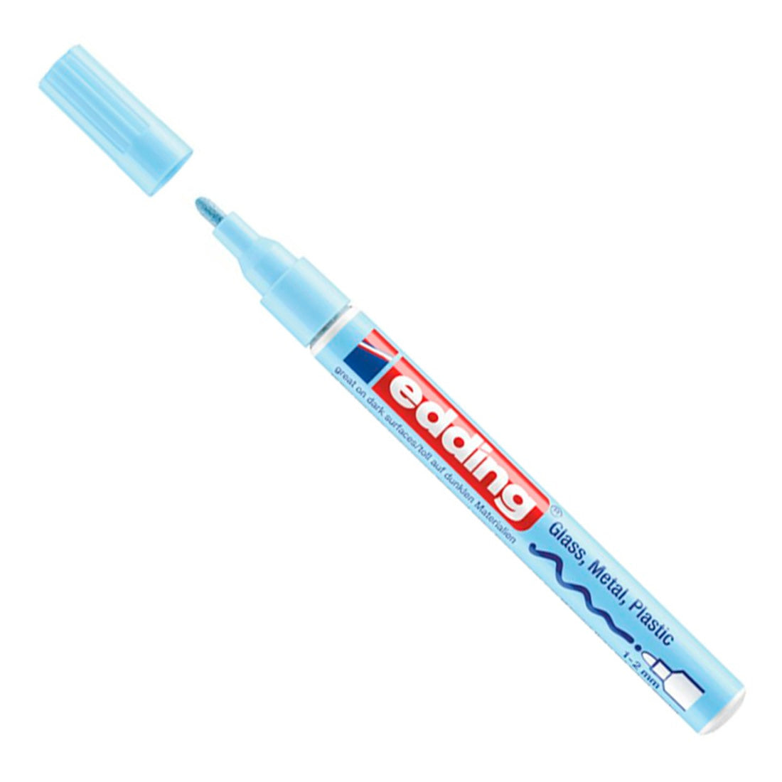 Edding Gloss Paint Pastel Renkler 5'li Marker Kalem Seti - Sanatsal Çizim ve Hobi Kalemi