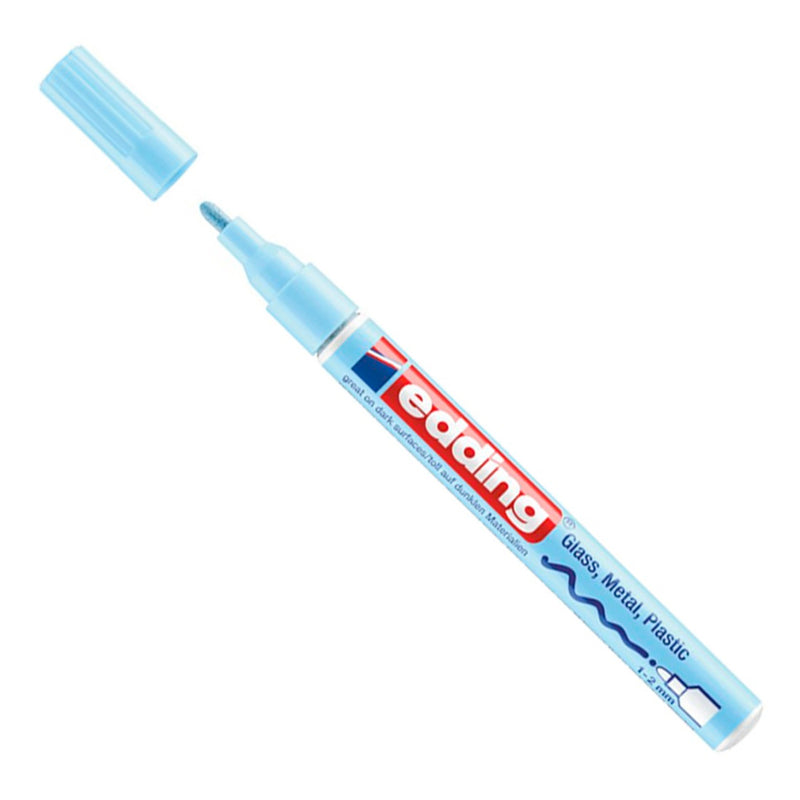 Edding Gloss Paint Pastel Renkler 5'li Marker Kalem Seti - Sanatsal Çizim ve Hobi Kalemi