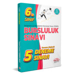 Editör Yayınları 6. Sınıf Bursluluk Sınavı Tamamı Çözümlü 5 Deneme Sınavı