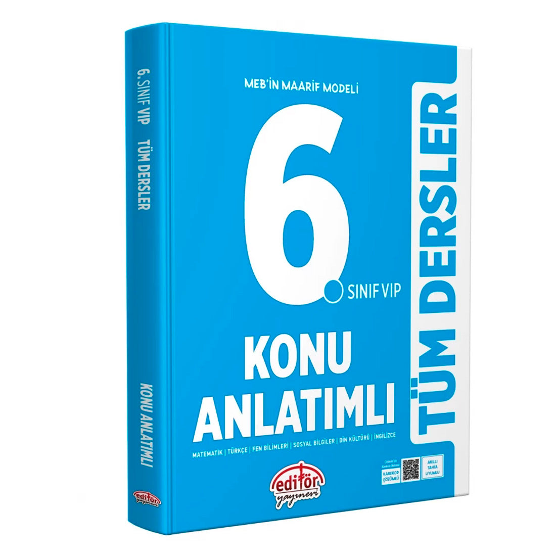 Editör Yayınları 6. Sınıf Maarif Modelli Tüm Dersler Konu Anlatımlı