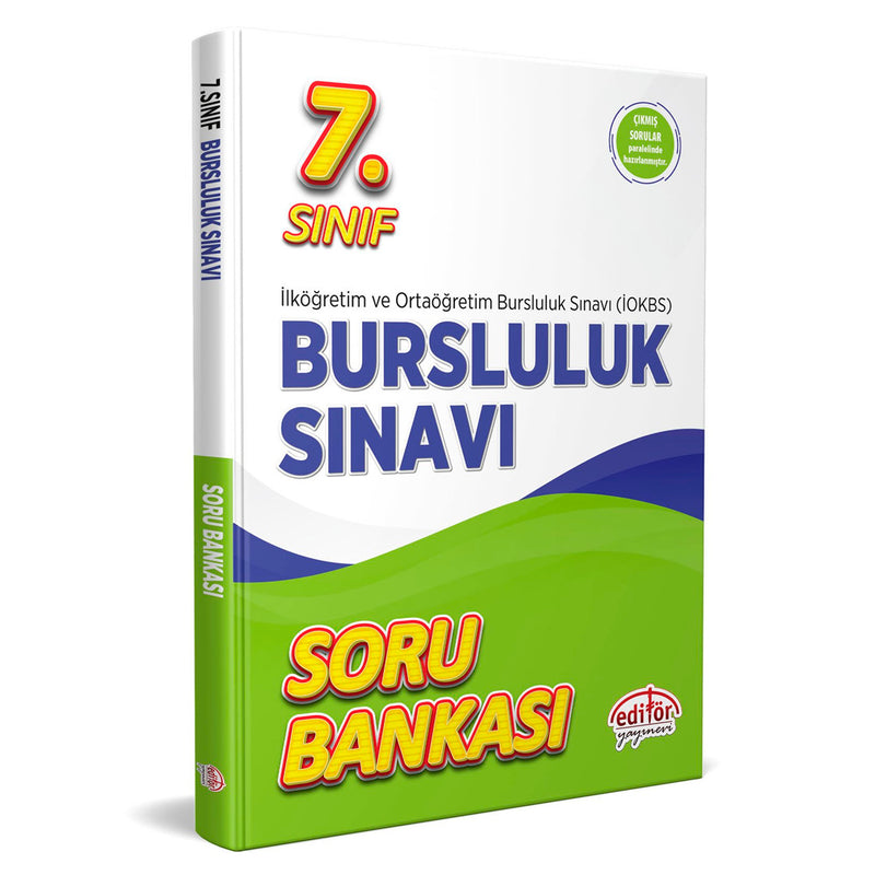 Editör Yayınları 7. Sınıf Bursluluk Sınavı Soru Bankası