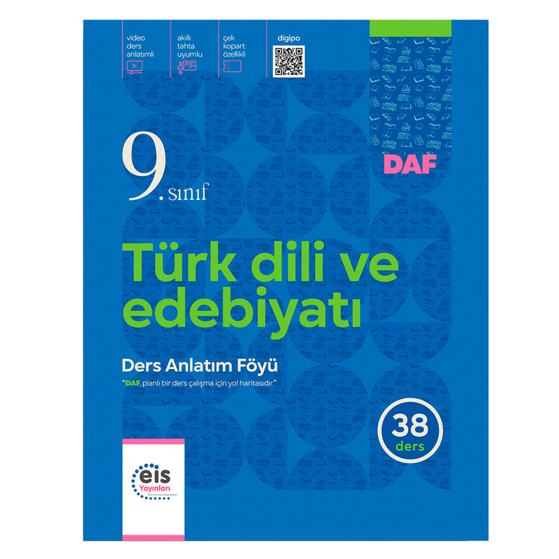 Eis Yayınları 9. Sınıf Türk Dili Ve Edebiyatı Daf Ders Anlatım Föyleri