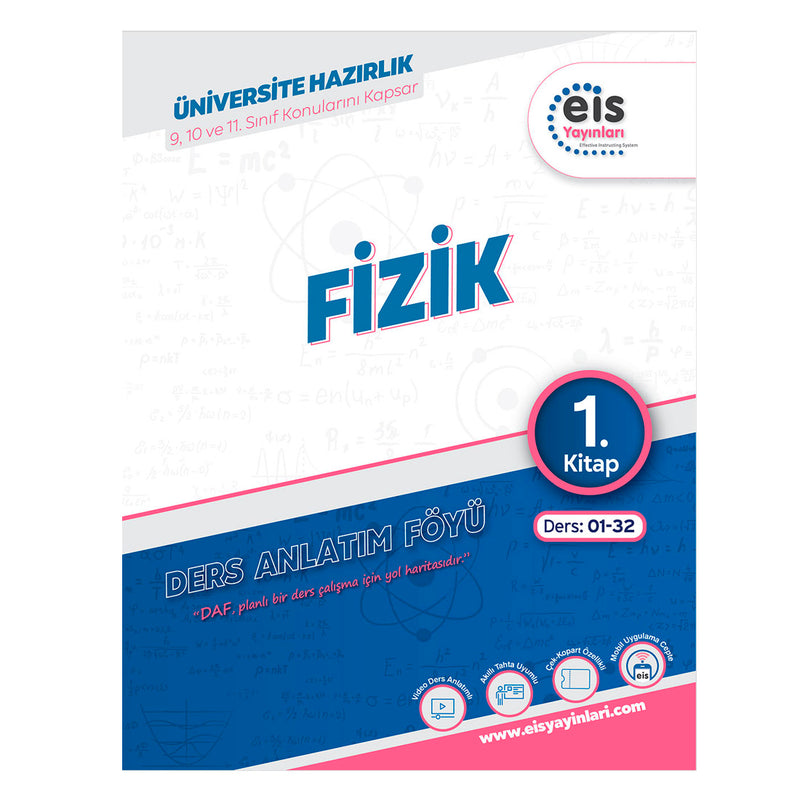 EİS Yayınları YKS Daf Mavi Seri Fizik 1.Kitap