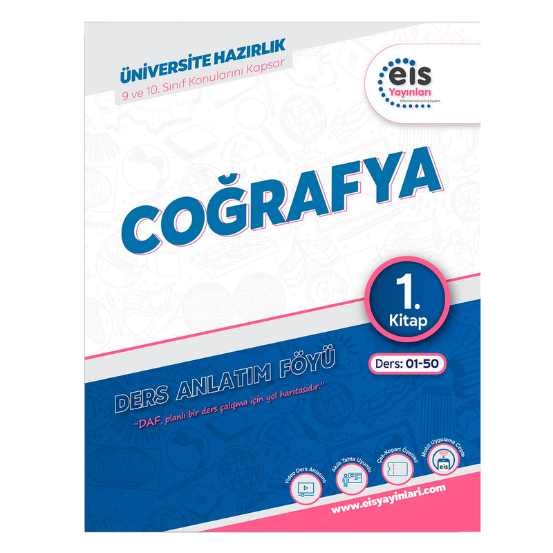 EİS Yayınları YKS Mavi Set Daf Coğrafya 1.Kitap