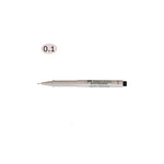 Faber-Castell 0.1 mm Siyah Ecco Pigment Çizim Kalemi - Eskiz, Sanatsal ve Teknik Çizim Kalemi