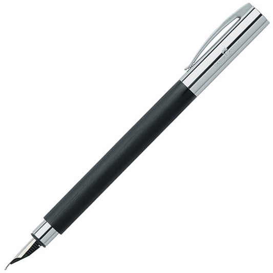 Faber Castell Ambition Siyah Dolma Kalem (M) - Hediyelik İmza ve Yumuşak Yazım Kalemi