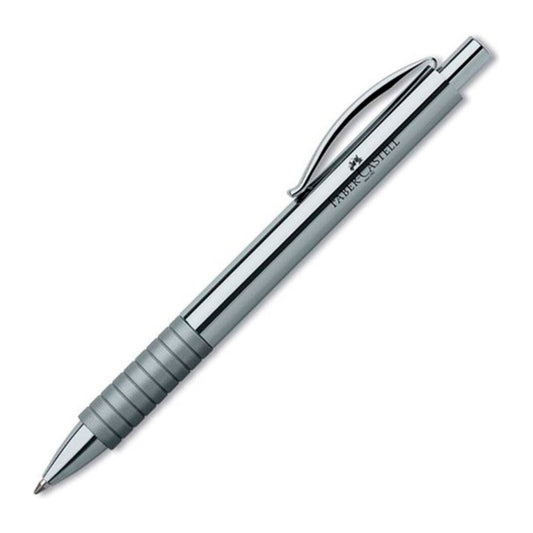 Faber Castell Basic Metal Gümüş Tükenmez Kalem - İmza, Ofis ve Hediyelik Kalemi