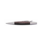 Faber-Castell Design Krom/Ahşap Siyah Versatil Kalem - Ofis, Hediyelik ve Yumuşak Yazım Kalemi