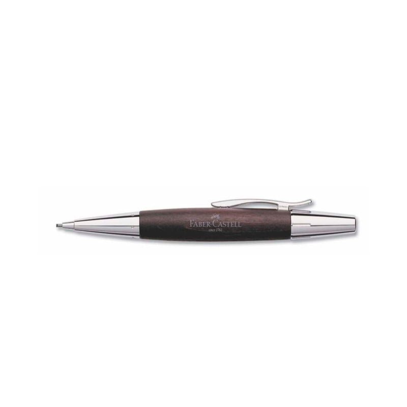 Faber-Castell Design Krom/Ahşap Siyah Versatil Kalem - Ofis, Hediyelik ve Yumuşak Yazım Kalemi