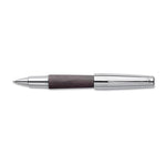 Faber Castell E-Motion Krom/Ahşap Siyah Roller Kalem - Hediyelik İmza ve Ofis Kalemi