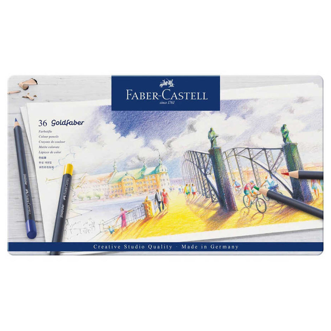 Faber-Castell GoldFaber 36'lı Kuru Boya Kalemi - Sanatsal Çizim ve Resim Boyama Seti