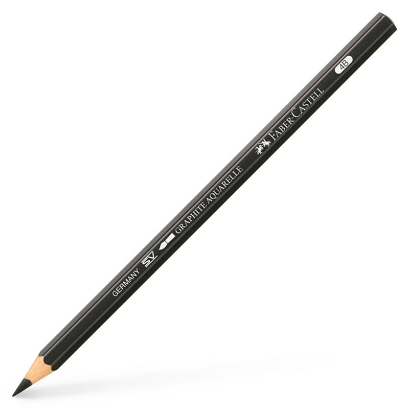 Faber-Castell Graphite 4B Aquarelle Kurşunkalem - Suluboya Sanatsal Çizim ve Eskiz Kalemi