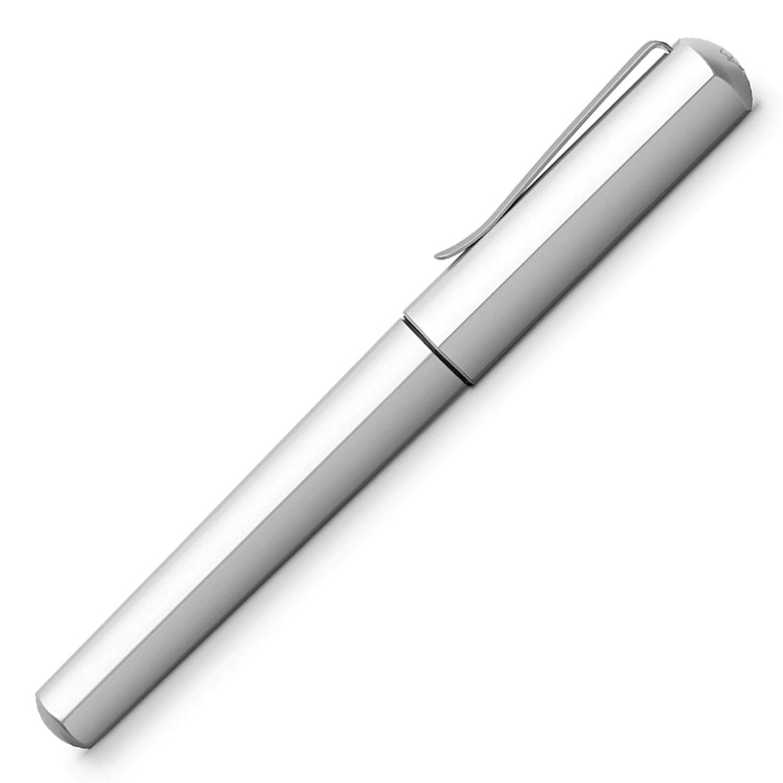 Faber Castell Hexo 2021 Mat Gümüş Roller Kalem - Yumuşak Yazım, İmza ve Ofis Kalemi