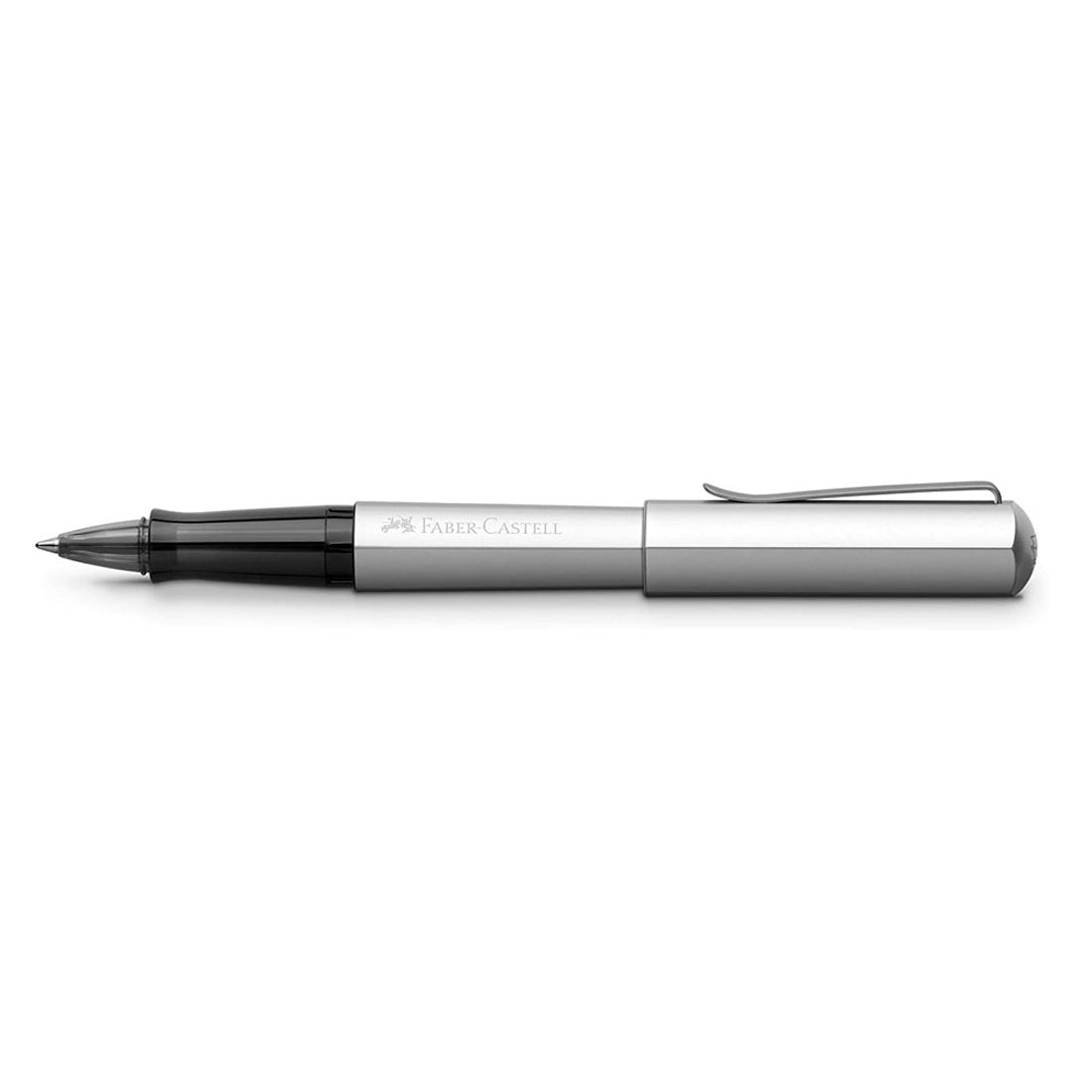 Faber Castell Hexo 2021 Mat Gümüş Roller Kalem - Yumuşak Yazım, İmza ve Ofis Kalemi