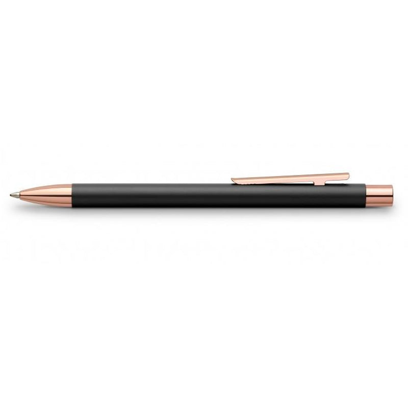 Faber-Castell Neo Slim Mat Siyah Rosegold Tükenmez Kalem - Hediyelik İmza ve Ofis Kalemi